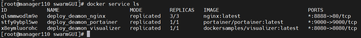 docker-stack-ls