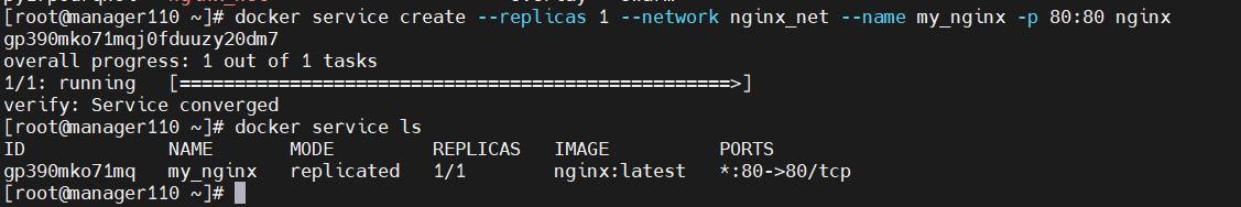 docker-swarm-service-ls